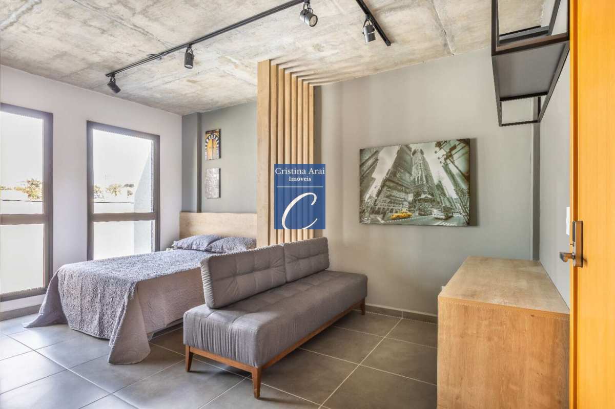 Studio mobiliado, 26 m², São Francisco